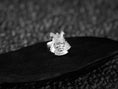 Load image into Gallery viewer, Side angle showing engraved details on samurai helmet jewelry.
