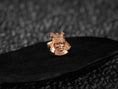 Load image into Gallery viewer, Kabuto helmet ring with intricate Japanese patterns.
