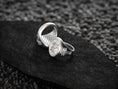 Load image into Gallery viewer, Christian Monogram Ring – Sterling Silver Cross Engraved Signet Ring Symbolic Jewelry
