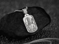 Load image into Gallery viewer, Saint Patrick Dog Tag Pendant – Sterling Silver Catholic Medal Necklace Patron Saint of Ireland
