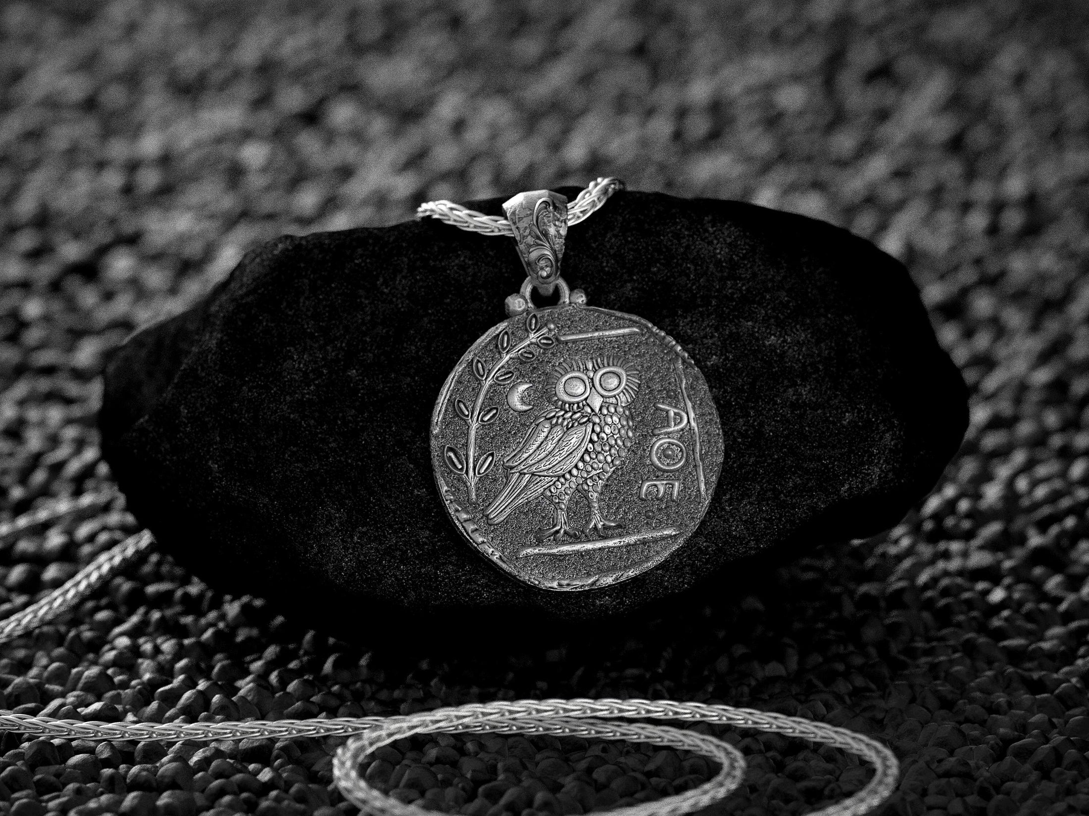 Athena’s Owl Pendant