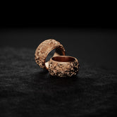 Gothic Cross Ring – Sterling Silver Medieval Christian Band, Ornate Religious Symbolic Jewelry for Men