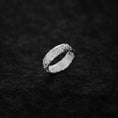 Load image into Gallery viewer, Engraved Sterling Silver Band Ring – Ornamental Scroll Pattern Statement Jewelry

