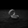 Load image into Gallery viewer, Engraved Sterling Silver Band Ring – Ornamental Scroll Pattern Statement Jewelry

