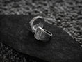 Load image into Gallery viewer, Saint Anthony of Padua Ring – Sterling Silver Catholic Signet Ring Religious Jewelry
