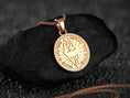 Load image into Gallery viewer, Septim Skyrim Coin – Elder Scrolls Inspired Double-Sided Akatosh Dragon Pendant Collectible

