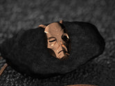 Sterling Silver Skyrim Dragon Priest Mask Pendant – Elder Scrolls Inspired Necklace Fantasy Cosplay Jewelry
