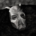 Load image into Gallery viewer, Sterling Silver Skyrim Dragon Priest Mask Pendant – Elder Scrolls Inspired Necklace Fantasy Cosplay Jewelry
