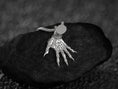 Load image into Gallery viewer, Sterling Silver Hand of Maliketh Pendant – Elden Ring Inspired Black Blade Necklace Dark Fantasy Gamer Jewelry
