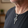 Load image into Gallery viewer, Celtic Cross Pendant – Sterling Silver Christian Necklace Symbol of Faith and Irish Heritage

