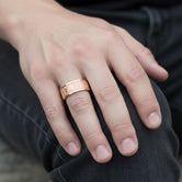 Valhalla Awaits Me Ring – Sterling Silver Viking Norse Mythology Band with Runes