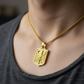 German Federal Eagle Pendant – Sterling Silver Bundesadler Coat of Arms Necklace