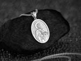 Saint Peter Pendant – Sterling Silver Catholic Medal Necklace Patron Saint of the Church