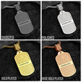 Load image into Gallery viewer, Saint Joan of Arc Dog Tag Pendant – Sterling Silver Catholic Medal Necklace Patron Saint of France

