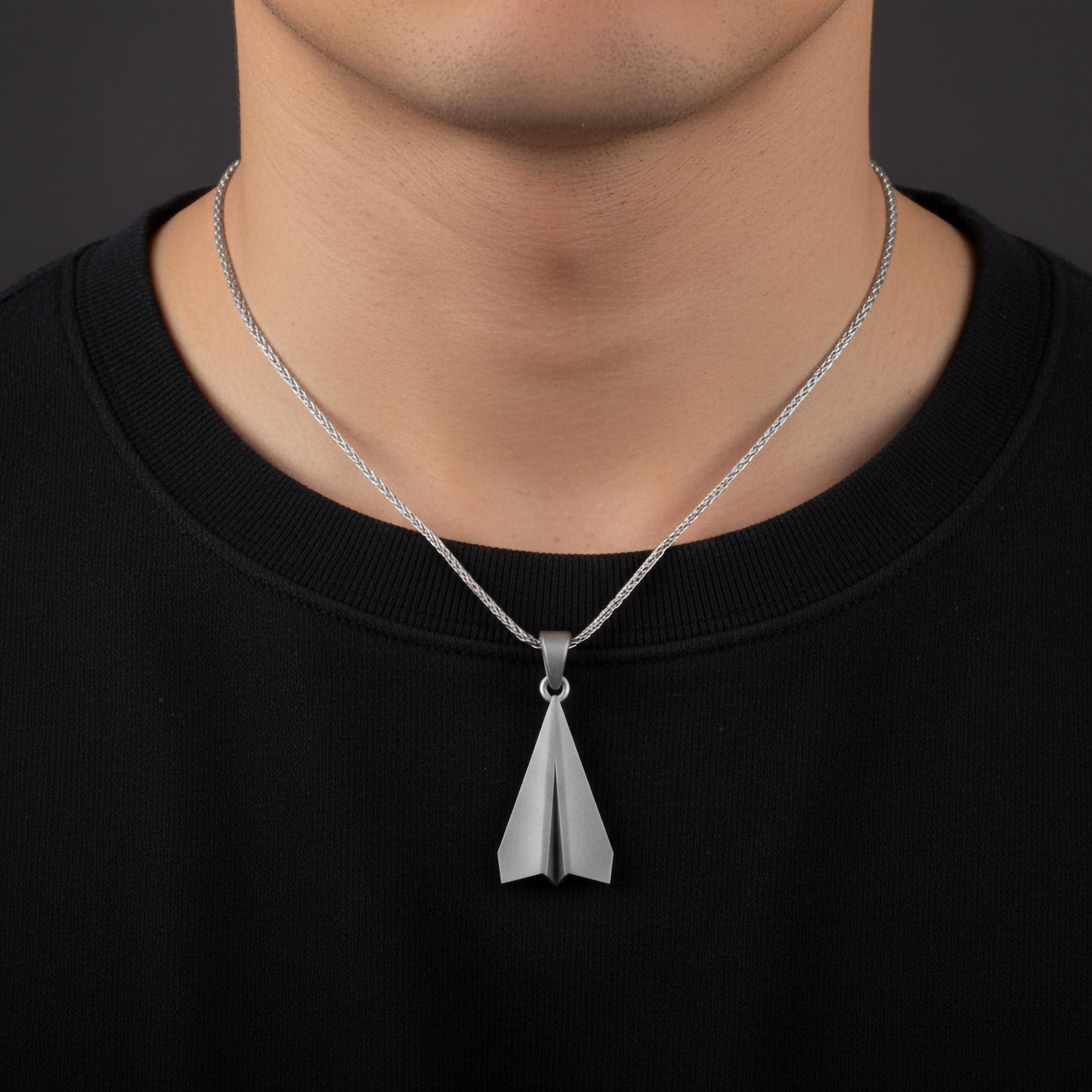 Origami Airplane Pendant