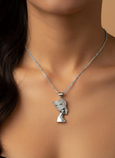 Gold Nefertiti Pendant