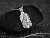 Saint Paul Dog Tag Pendant – Sterling Silver Catholic Medal Necklace Apostle and Patron Saint