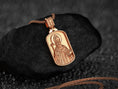 Load image into Gallery viewer, Saint Nicholas Dog Tag Pendant – Sterling Silver Catholic Medal Necklace Patron Saint of Children
