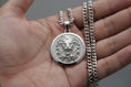 Load image into Gallery viewer, Gold Lion Pendant - Engravable
