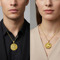 Load image into Gallery viewer, Gold Lion Pendant - Engravable
