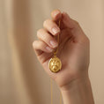 Load image into Gallery viewer, Gold Lioness Pendant - Engravable
