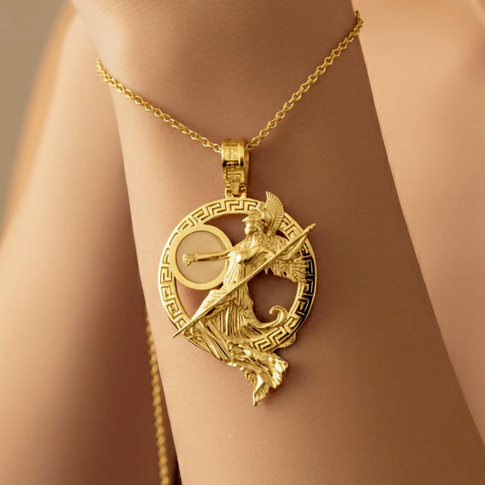 Gold Athena Pendant