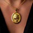 Load image into Gallery viewer, Gold Tiger Pendant - Engravable
