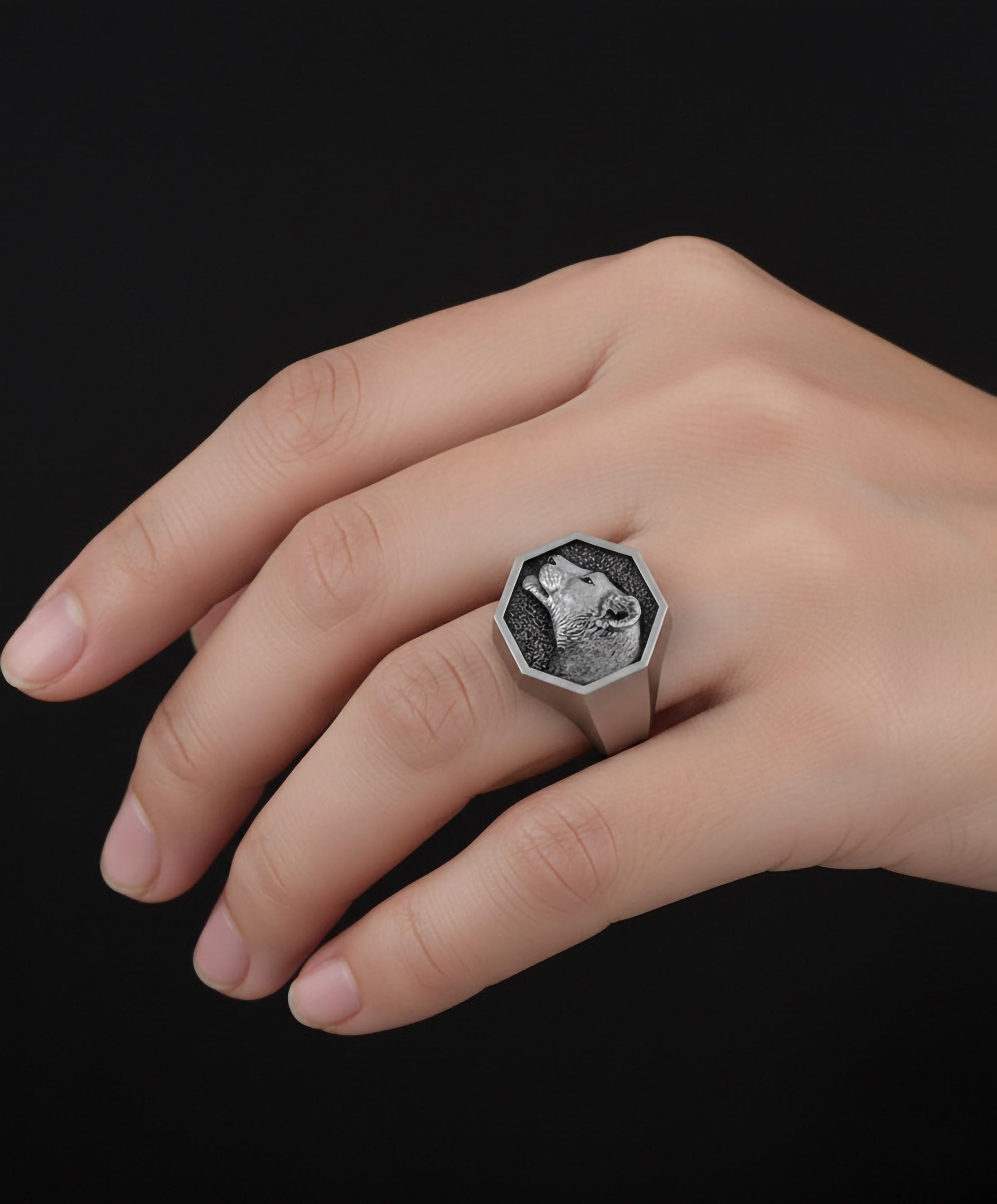 Lion & Lioness Ring