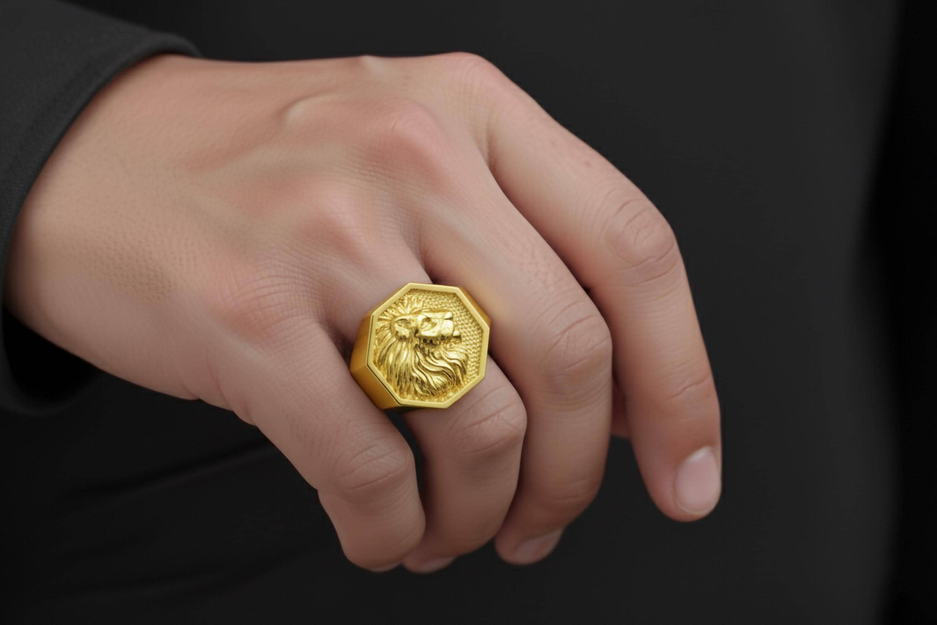 Lion & Lioness Ring » Free Shipping » Angelios Jewelry | Angelios