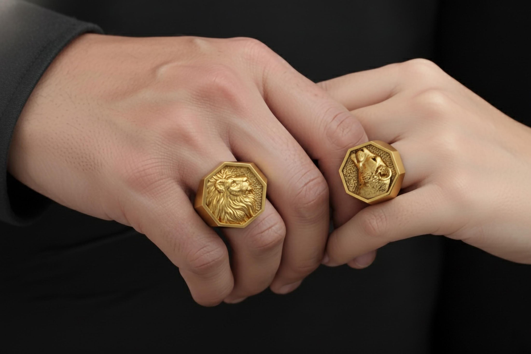 Lion & Lioness Ring