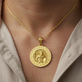 Load image into Gallery viewer, Gold Spartan Pendant - Engravable
