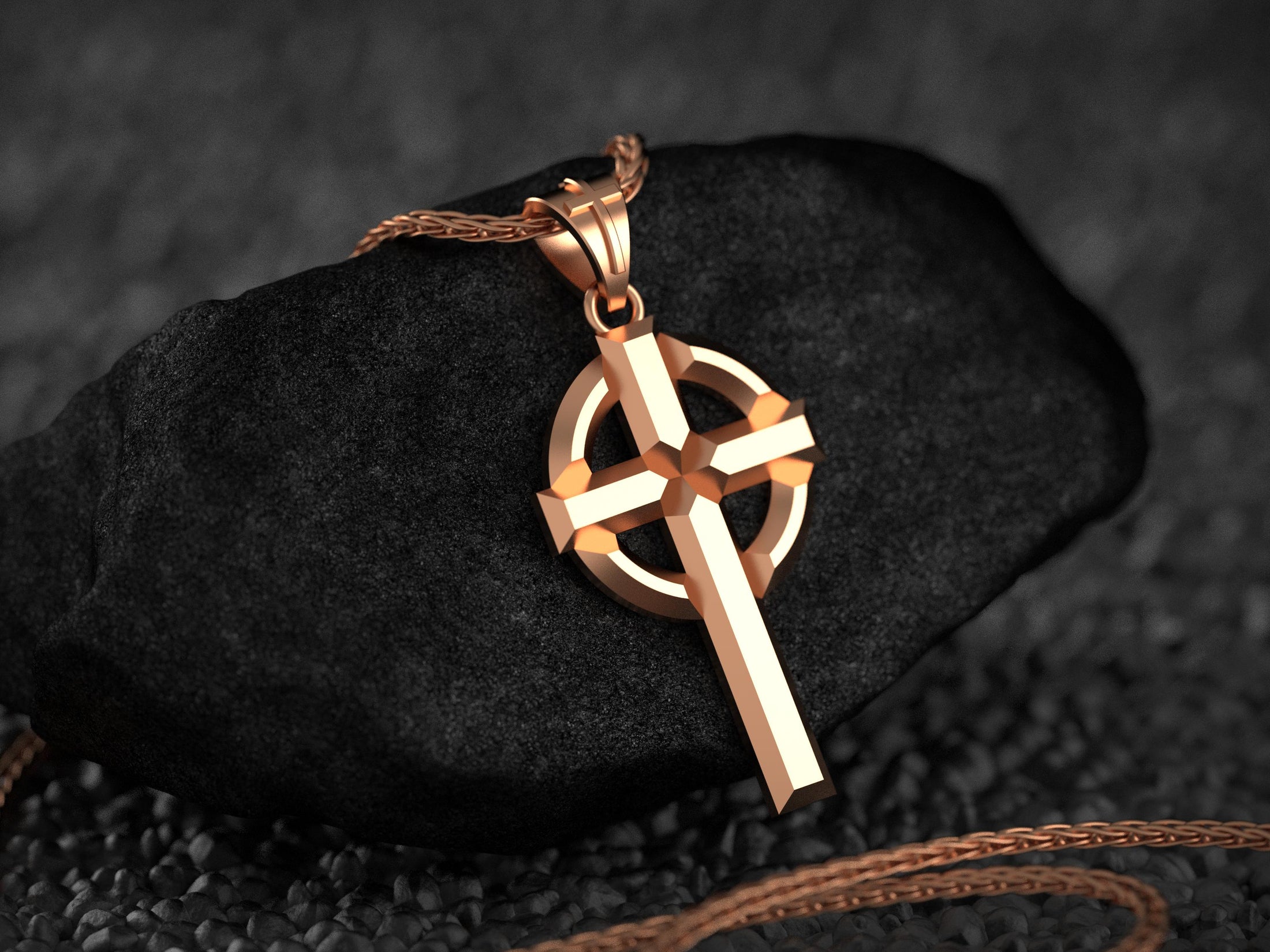 Celtic Cross Pendant – Sterling Silver Christian Necklace Symbol of Faith and Irish Heritage
