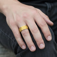 Bild in Galerie-Betrachter laden, Valhalla Awaits Me Ring – Sterling Silver Viking Norse Mythology Band with Runes
