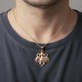 Load image into Gallery viewer, Gold Octopus Pendant
