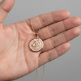 Load image into Gallery viewer, Gold Wolf Pendant - Engravable

