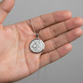Load image into Gallery viewer, Gold Wolf Pendant - Engravable
