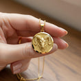 Load image into Gallery viewer, Gold Ram Pendant - Engravable

