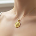Load image into Gallery viewer, Gold Tiger Pendant - Engravable
