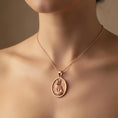 Load image into Gallery viewer, Personalized Fox Gift Pendant - Custom Engraved Fox Charm, Unique Wildlife Necklace, Tailored Nature-Inspired Animal Jewelry
