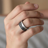 Sea Waves Band - Engravable