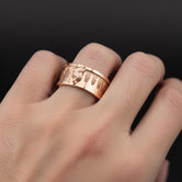 Wolf in Pines Band - Engravable