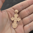 Bild in Galerie-Betrachter laden, Double Sided Orthodox Cross Pendant
