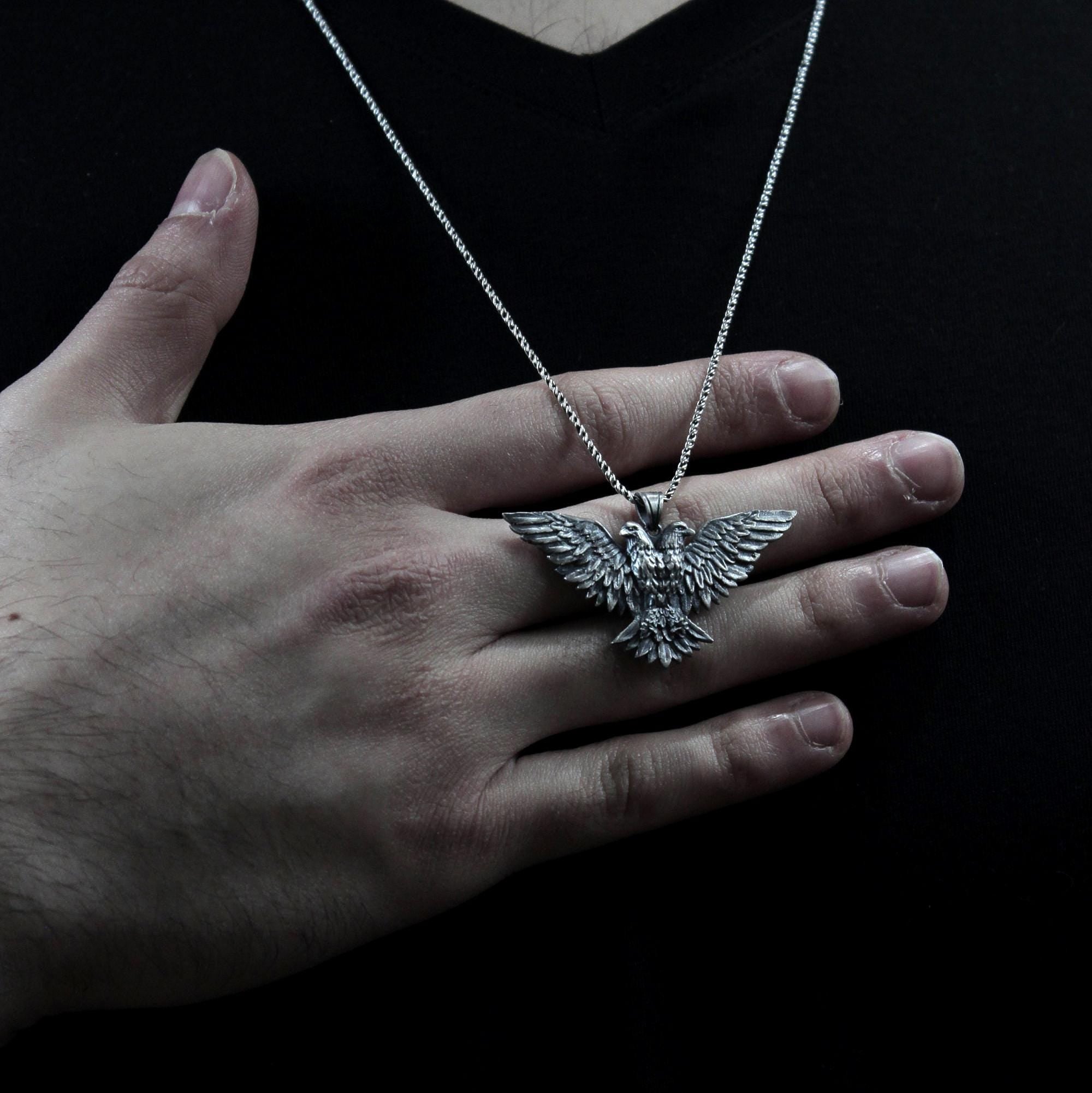 Two Headed Eagle Necklace