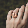 Load image into Gallery viewer, Lion with Lucky Horseshoe Ring
