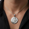 Load image into Gallery viewer, Gold Lion Pendant - Engravable
