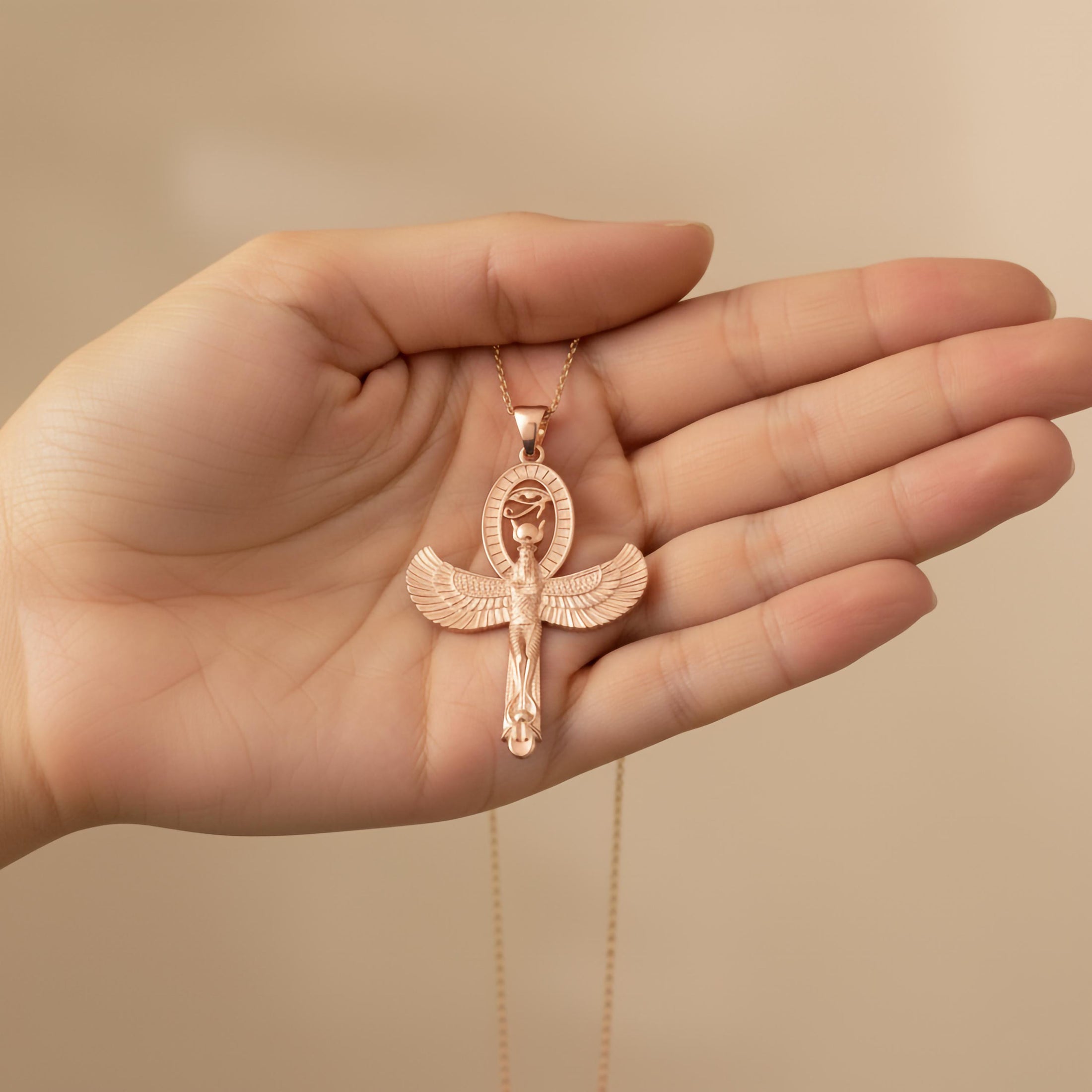 Gold Isis Pendant