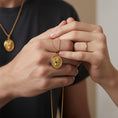 Load image into Gallery viewer, Gold Ram Pendant - Engravable
