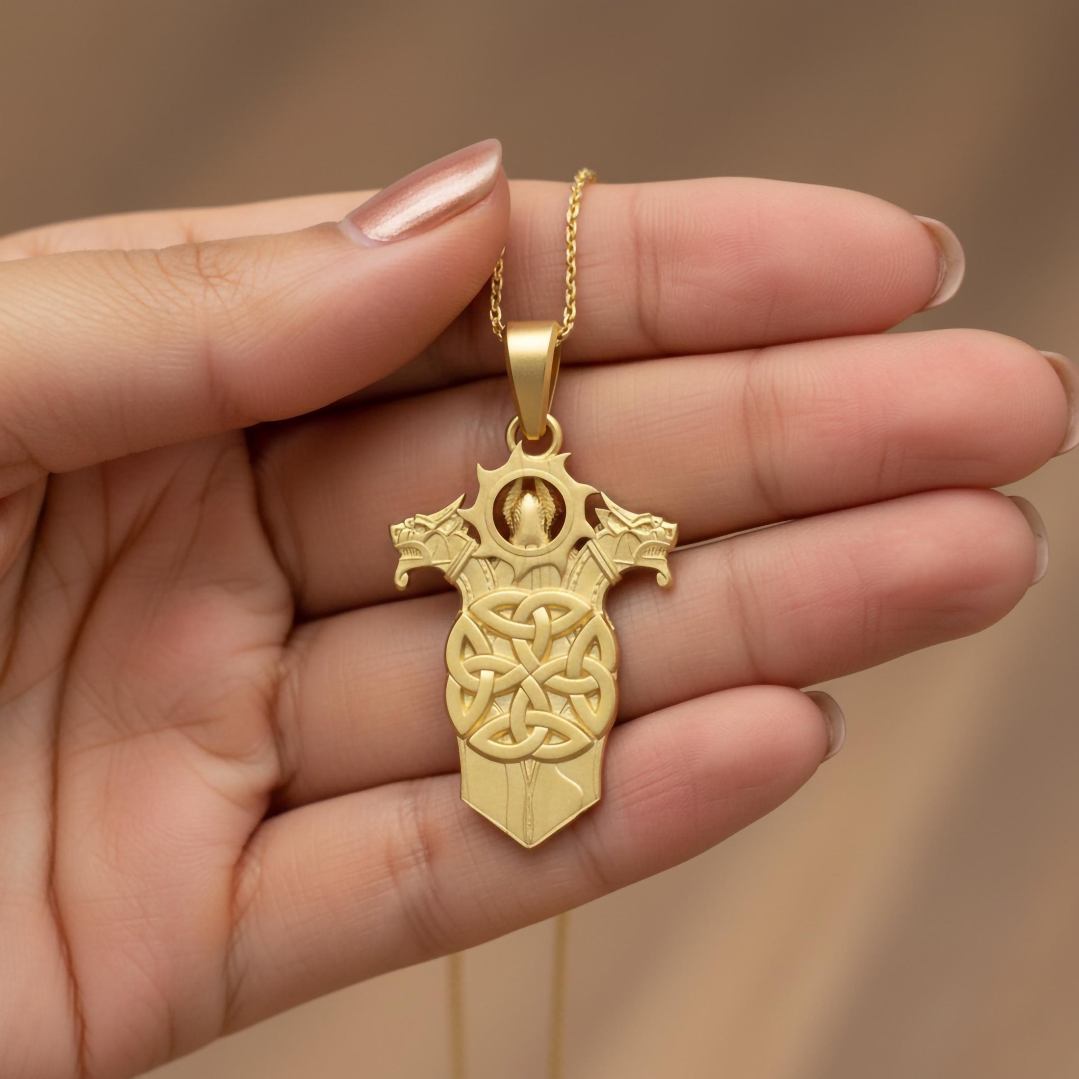 Gold Freya Pendant