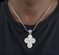 Load image into Gallery viewer, Saint Michael Cross Pendant – 925 Silver Archangel Protection Necklace, Orthodox Christian Jewelry for Men
