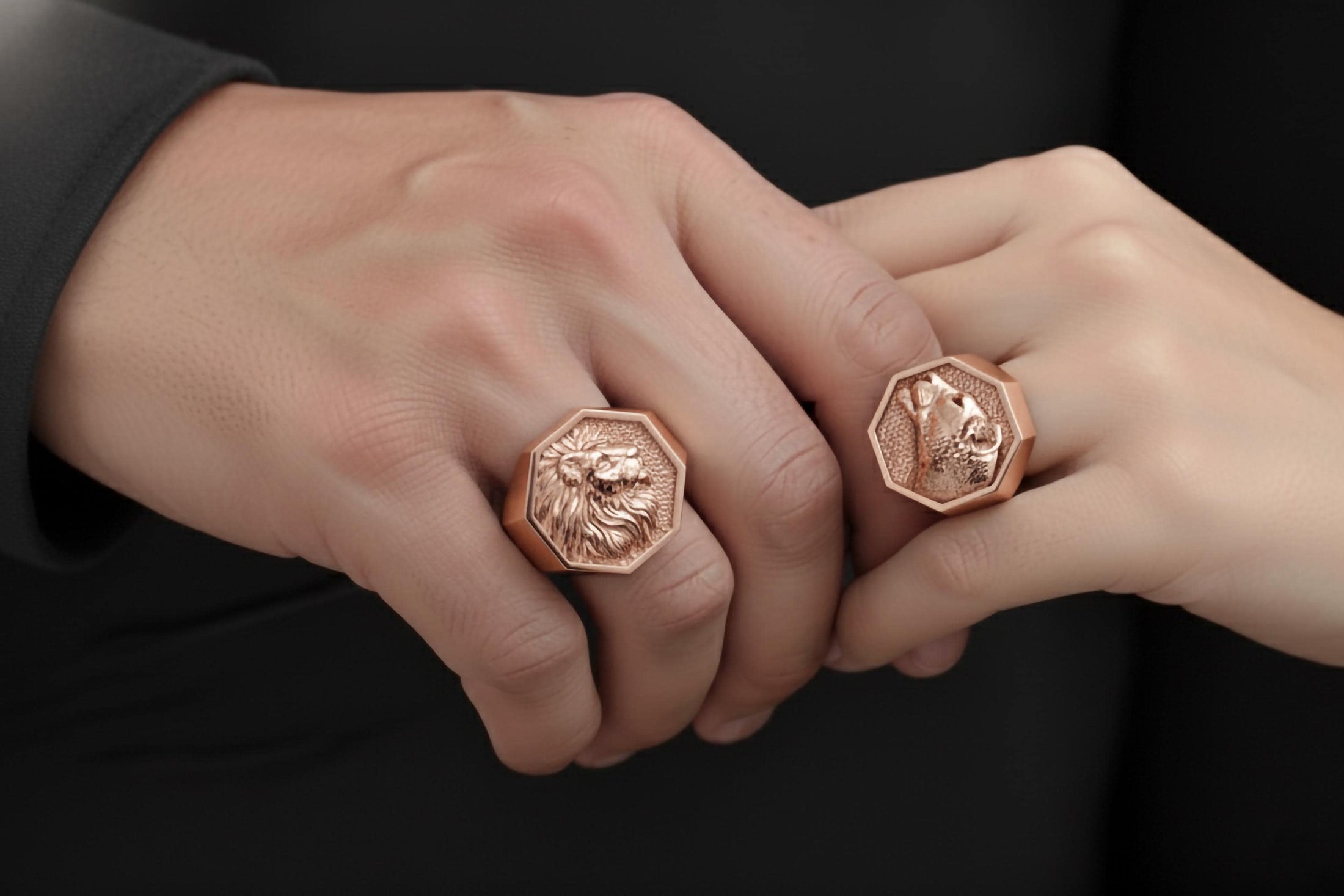 Lion & Lioness Ring